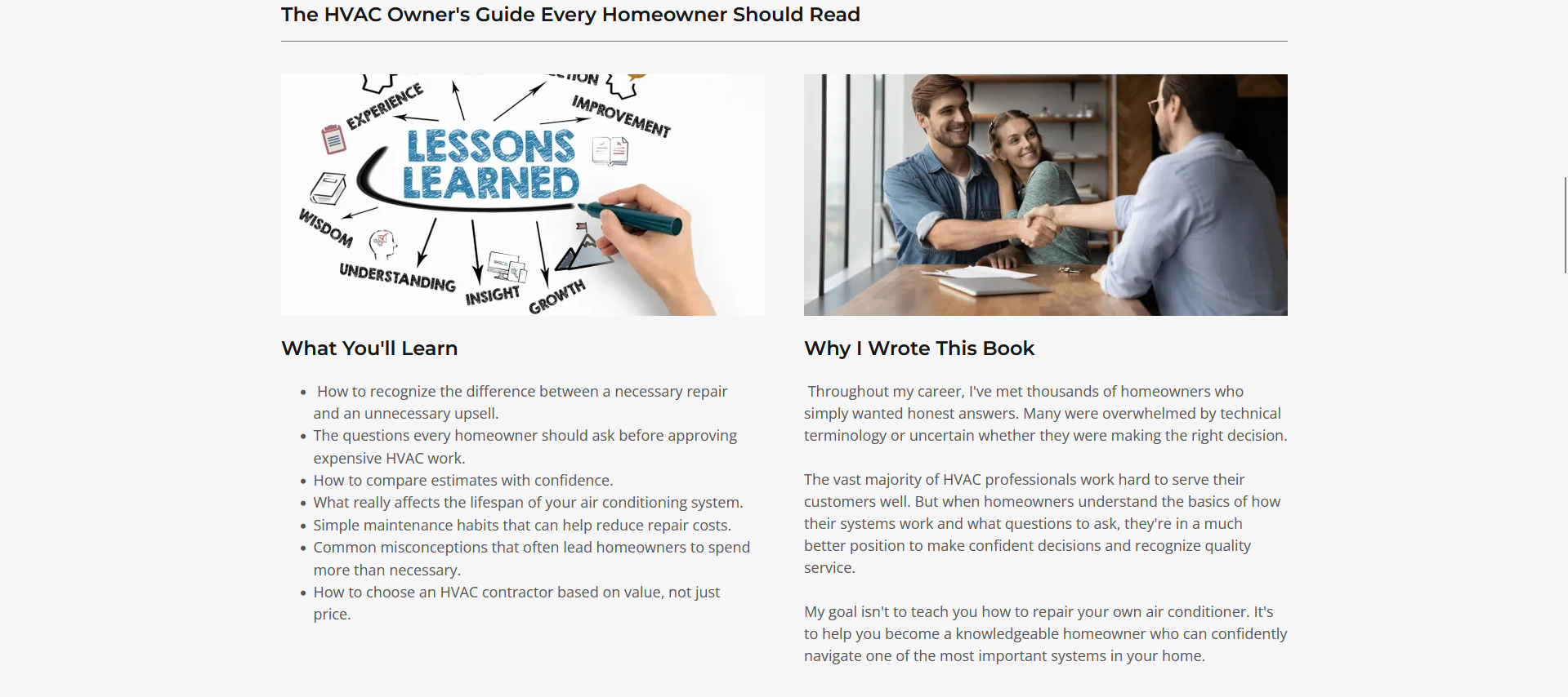 HVAC Owner's Guide — lessons learned from 30 years in the industry